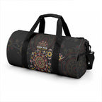 NAIDOC Deadly 50 Years Duffle Bag Aboriginal Black Gold Boomerang Art
