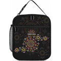 NAIDOC Deadly 50 Years Lunch Bag Aboriginal Black Gold Boomerang Art