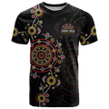 NAIDOC Deadly 50 Years T Shirt Aboriginal Black Gold Boomerang Art
