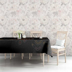 NAIDOC Deadly 50 Years Tablecloth Aboriginal Black Gold Boomerang Art