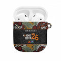Personalised NAIDOC Deadly 50 Years AirPods Case Minimalist Aboriginal Art