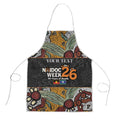 Personalised NAIDOC Deadly 50 Years Apron Minimalist Aboriginal Art