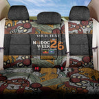 Personalised NAIDOC Deadly 50 Years Back Car Seat Cover Minimalist Aboriginal Art