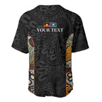 Personalised NAIDOC Deadly 50 Years Baseball Jersey Minimalist Aboriginal Art