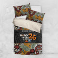 Personalised NAIDOC Deadly 50 Years Bedding Set Minimalist Aboriginal Art
