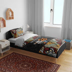 Personalised NAIDOC Deadly 50 Years Bedding Set Minimalist Aboriginal Art