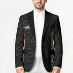 Personalised NAIDOC Deadly 50 Years Blazer Minimalist Aboriginal Art