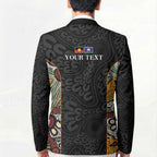 Personalised NAIDOC Deadly 50 Years Blazer Minimalist Aboriginal Art