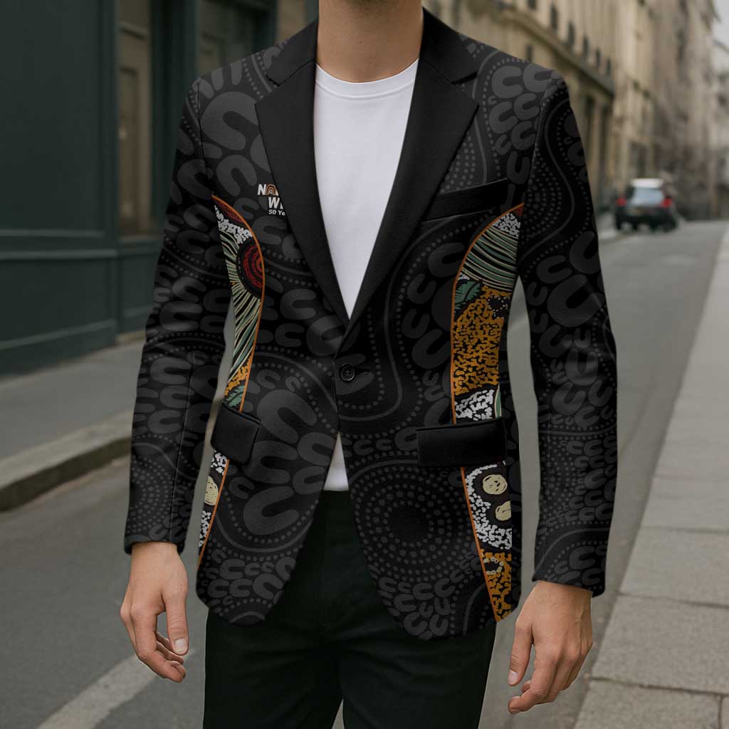 Personalised NAIDOC Deadly 50 Years Blazer Minimalist Aboriginal Art