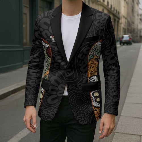 Personalised NAIDOC Deadly 50 Years Blazer Minimalist Aboriginal Art