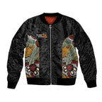 Personalised NAIDOC Deadly 50 Years Bomber Jacket Minimalist Aboriginal Art