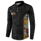 Personalised NAIDOC Deadly 50 Years Button Sweatshirt Minimalist Aboriginal Art