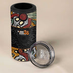 Personalised NAIDOC Deadly 50 Years 4 in 1 Can Cooler Tumbler Minimalist Aboriginal Art