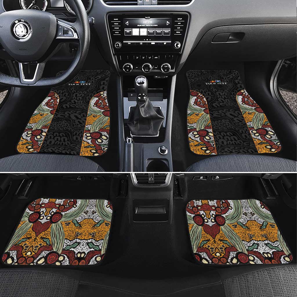 Personalised NAIDOC Deadly 50 Years Car Mats Minimalist Aboriginal Art
