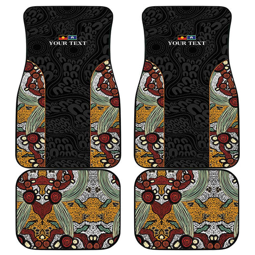 Personalised NAIDOC Deadly 50 Years Car Mats Minimalist Aboriginal Art