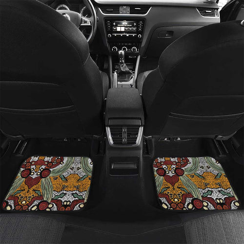 Personalised NAIDOC Deadly 50 Years Car Mats Minimalist Aboriginal Art