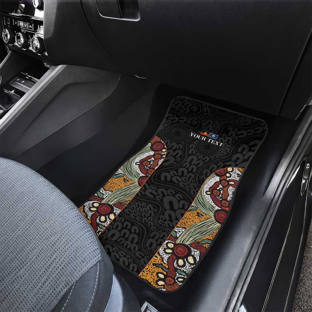 Personalised NAIDOC Deadly 50 Years Car Mats Minimalist Aboriginal Art