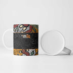 Personalised NAIDOC Deadly 50 Years Ceramic Mug Minimalist Aboriginal Art