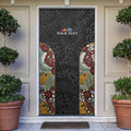 Personalised NAIDOC Deadly 50 Years Door Cover Minimalist Aboriginal Art