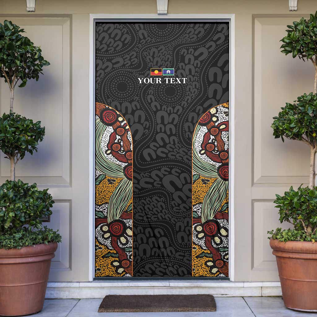 Personalised NAIDOC Deadly 50 Years Door Cover Minimalist Aboriginal Art