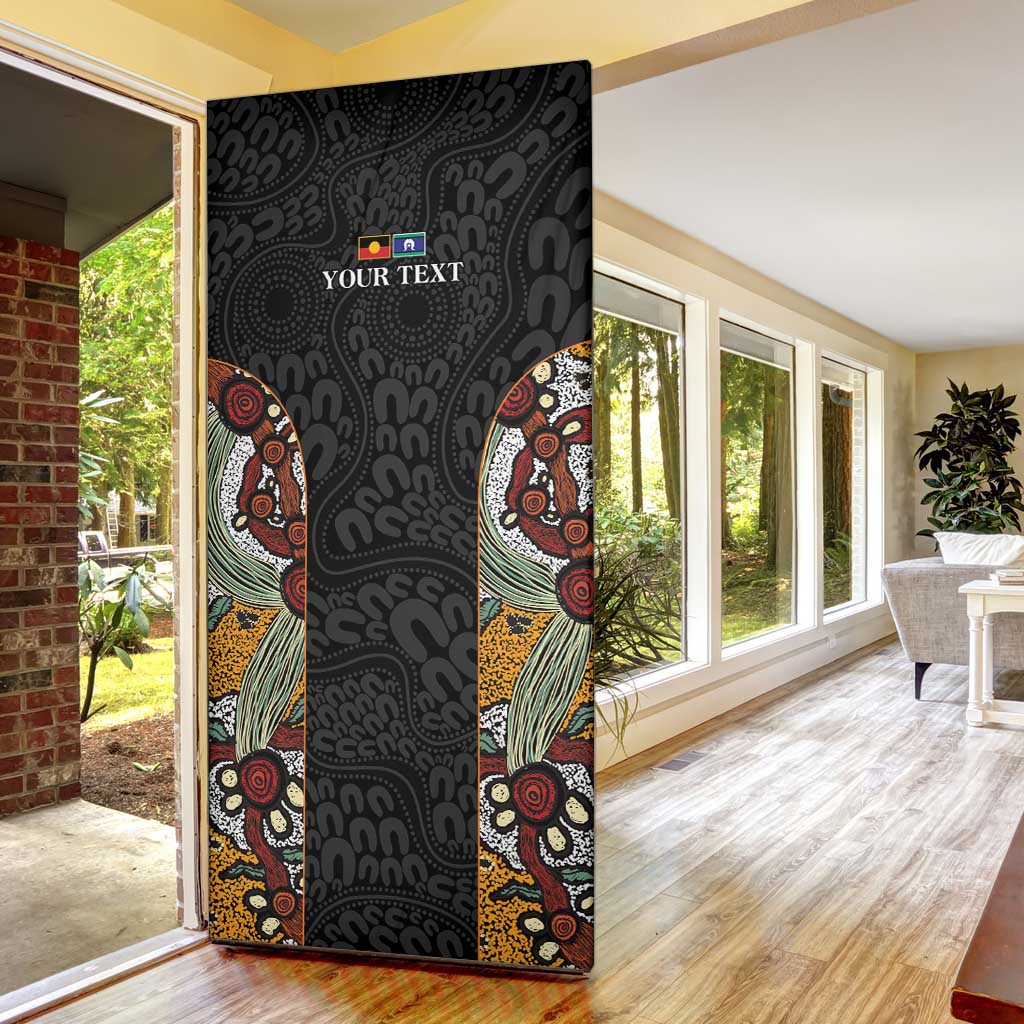 Personalised NAIDOC Deadly 50 Years Door Cover Minimalist Aboriginal Art