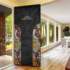 Personalised NAIDOC Deadly 50 Years Door Cover Minimalist Aboriginal Art