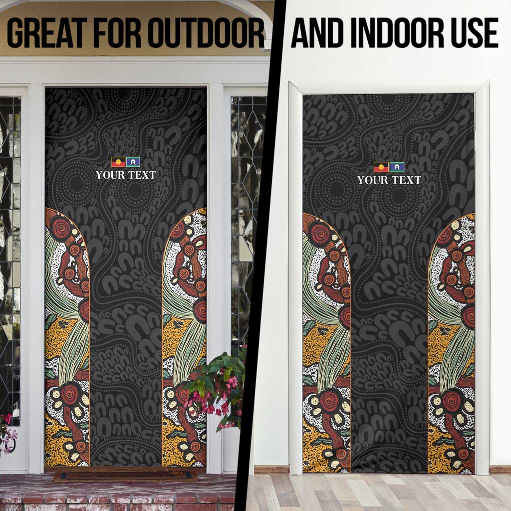 Personalised NAIDOC Deadly 50 Years Door Cover Minimalist Aboriginal Art
