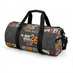 Personalised NAIDOC Deadly 50 Years Duffle Bag Minimalist Aboriginal Art