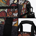 Personalised NAIDOC Deadly 50 Years Duffle Bag Minimalist Aboriginal Art