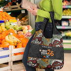Personalised NAIDOC Deadly 50 Years Grocery Bag Minimalist Aboriginal Art