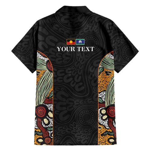 Personalised NAIDOC Deadly 50 Years Hawaiian Shirt Minimalist Aboriginal Art