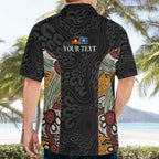 Personalised NAIDOC Deadly 50 Years Hawaiian Shirt Minimalist Aboriginal Art