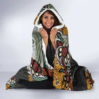 Personalised NAIDOC Deadly 50 Years Hooded Blanket Minimalist Aboriginal Art