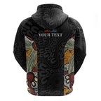 Personalised NAIDOC Deadly 50 Years Hoodie Minimalist Aboriginal Art