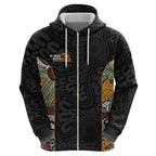 Personalised NAIDOC Deadly 50 Years Hoodie Minimalist Aboriginal Art