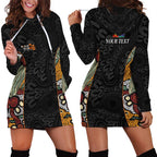 Personalised NAIDOC Deadly 50 Years Hoodie Dress Minimalist Aboriginal Art