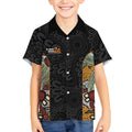 Personalised NAIDOC Deadly 50 Years Kid Hawaiian Shirt Minimalist Aboriginal Art