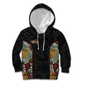 Personalised NAIDOC Deadly 50 Years Kid Hoodie Minimalist Aboriginal Art