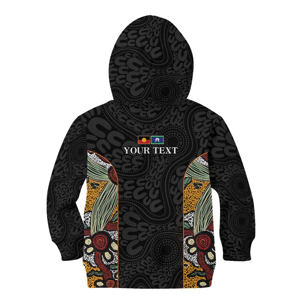 Personalised NAIDOC Deadly 50 Years Kid Hoodie Minimalist Aboriginal Art