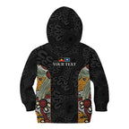 Personalised NAIDOC Deadly 50 Years Kid Hoodie Minimalist Aboriginal Art