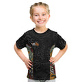 Personalised NAIDOC Deadly 50 Years Kid T Shirt Minimalist Aboriginal Art