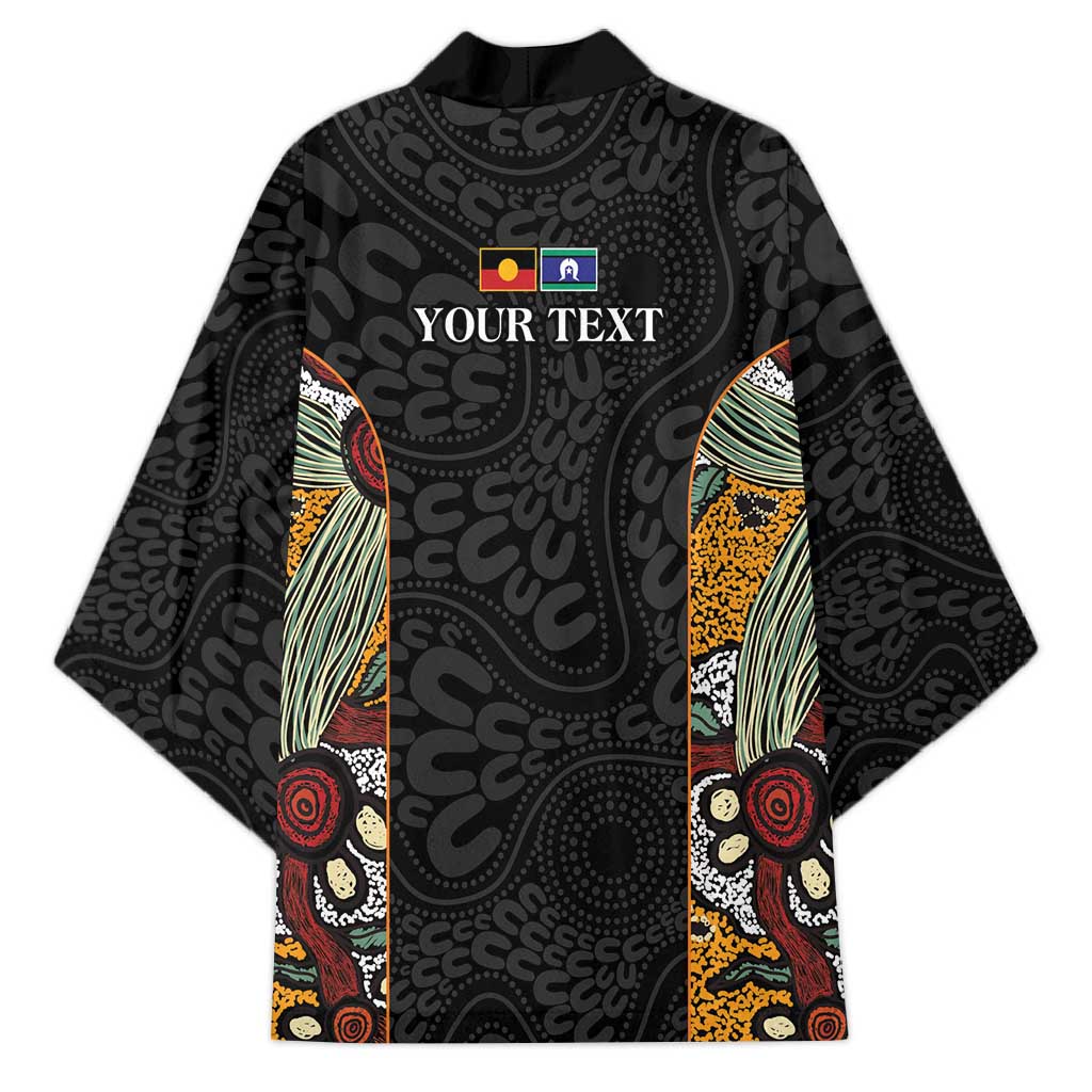 Personalised NAIDOC Deadly 50 Years Kimono Minimalist Aboriginal Art