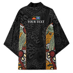 Personalised NAIDOC Deadly 50 Years Kimono Minimalist Aboriginal Art