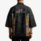 Personalised NAIDOC Deadly 50 Years Kimono Minimalist Aboriginal Art