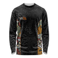 Personalised NAIDOC Deadly 50 Years Long Sleeve Shirt Minimalist Aboriginal Art