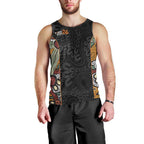 Personalised NAIDOC Deadly 50 Years Men Tank Top Minimalist Aboriginal Art