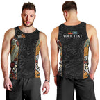 Personalised NAIDOC Deadly 50 Years Men Tank Top Minimalist Aboriginal Art