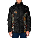 Personalised NAIDOC Deadly 50 Years Padded Jacket Minimalist Aboriginal Art