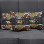 Personalised NAIDOC Deadly 50 Years Pillow Cover Minimalist Aboriginal Art