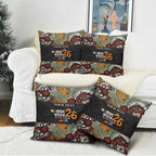 Personalised NAIDOC Deadly 50 Years Pillow Cover Minimalist Aboriginal Art